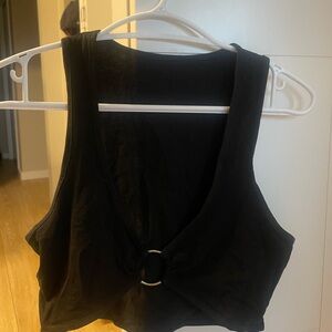Black SHEIN Ring Tank